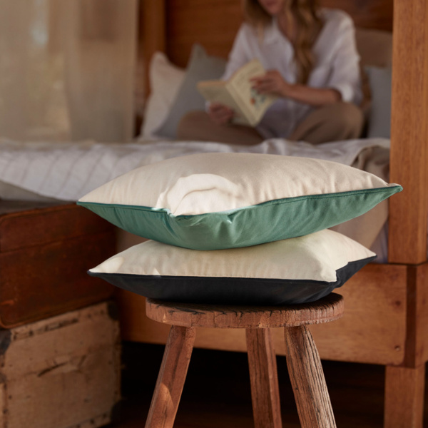 Fairtrade Cotton Piped Cushion Cover Thumbnail