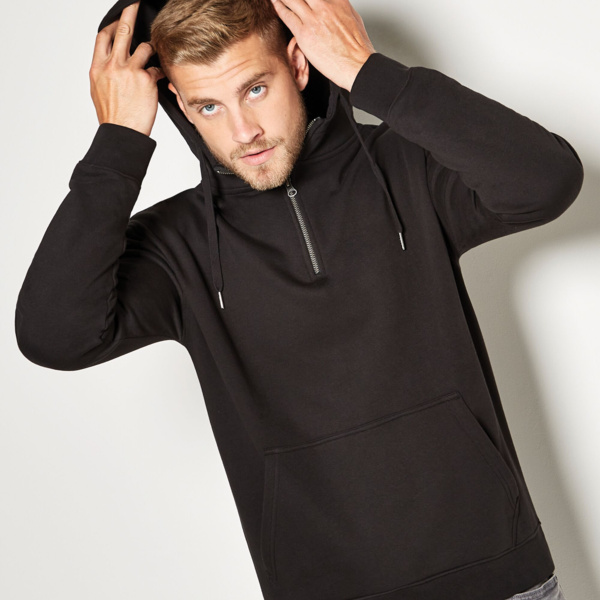 Regular Fit 1/4 Zip Hoodie Thumbnail