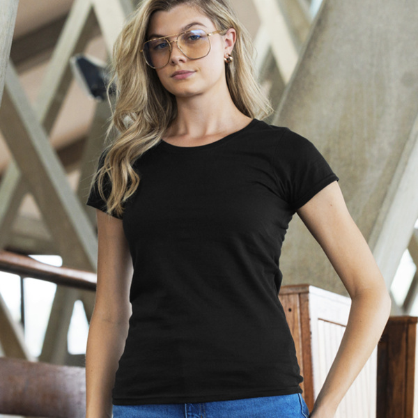 Russell Ladies Authentic Classic Ringspun T-Shirt Thumbnail