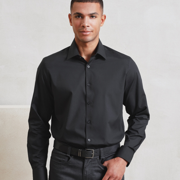Premier Recyclight® Long Sleeve Poplin Shirt Thumbnail