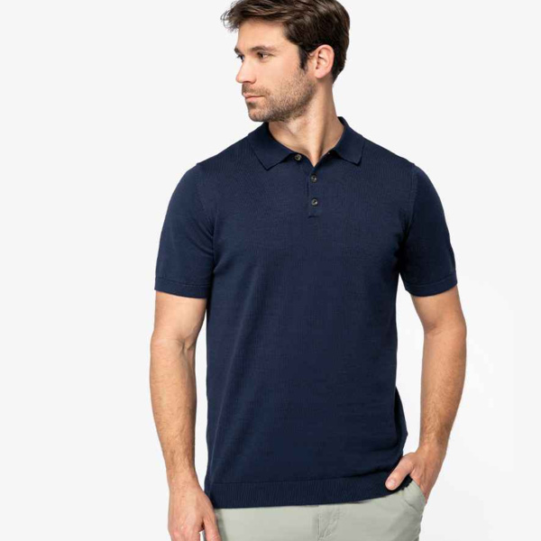 Spasso Knitted Polo Shirt Thumbnail