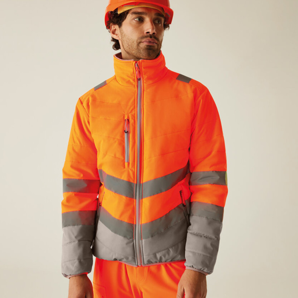 Hi-vis two-tone thermal jacket Thumbnail