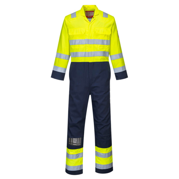 Hi-Vis Anti-Static Bizflame Pro Coverall Thumbnail
