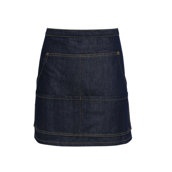 Jeans stitch denim waist apron Thumbnail