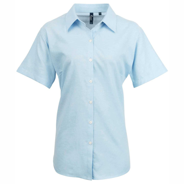 Women's signature Oxford short sleeve shirt Thumbnail