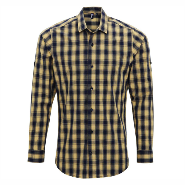 Mulligan check cotton long sleeve shirt Thumbnail