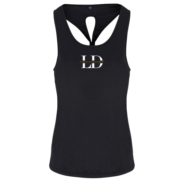 LD - Women's TriDri® yoga knot vest Thumbnail
