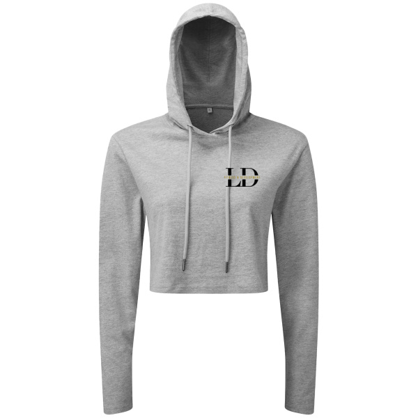 LD - Women's TriDri® cropped hooded long sleeve t-shirt Thumbnail